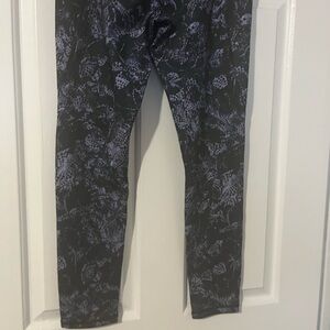 Stylish Black and Purple Kids Leggings